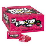Now and Later Watermelon Chews – Nostalgic Retro Candy Gift for Millennials and Gen X Adults, 24-Pack