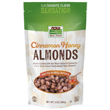 NOW Foods Cinnamon Honey Almonds – Sweet Treat for After-School Snack Time, 10 Single-Serve Packets
