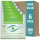 60 Count (Pack of 6)
