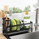 Black Shelf With Stone Tray