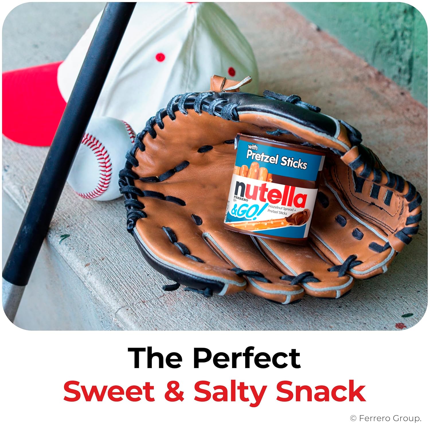 Nutella & GO! Pretzel Sticks with Hazelnut Cocoa Spread – Mess-Free Travel Snack for Car Console and Rest Stops