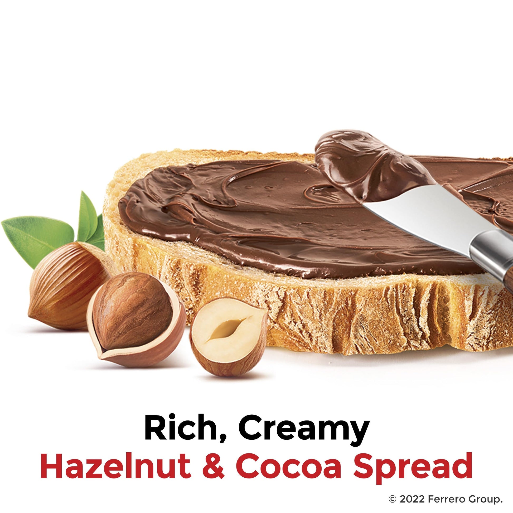 Nutella Hazelnut Spread with Cocoa – Kid-Friendly Family Breakfast Topping for Toast and Waffles, 13 oz