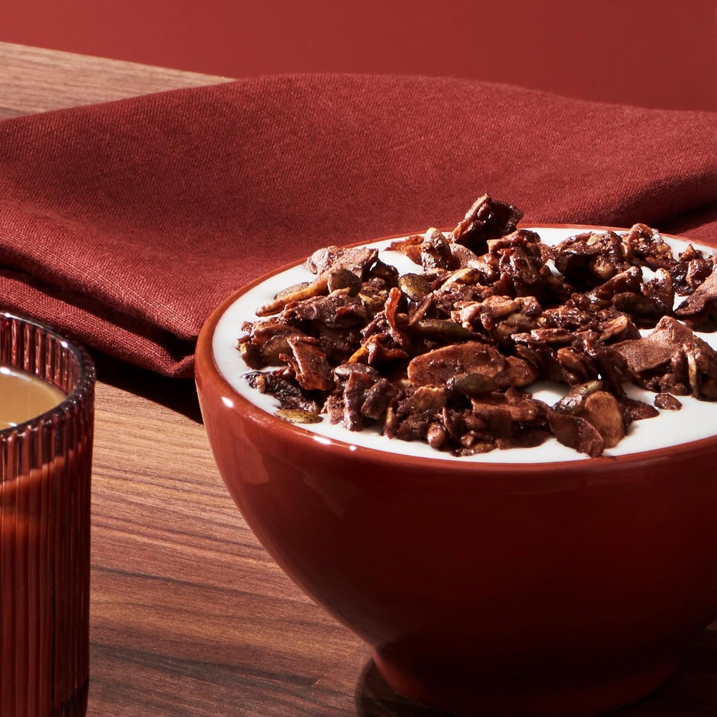 NuTrail Dark Chocolate Nut Granola – Office Desk Snack for Focused Keto Workdays, Resealable 8 oz
