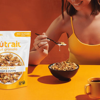 NuTrail Nut Granola Cereal – Calming Sugar-Free Snack for Self-Care Meal Prep