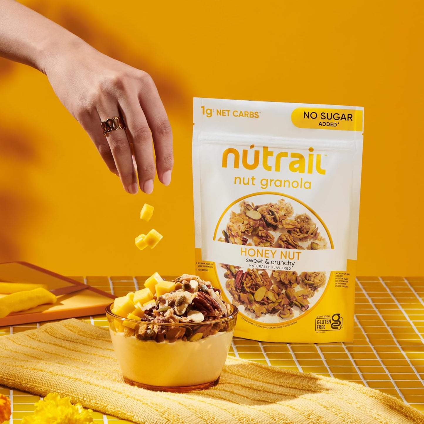 NuTrail Nut Granola – No Added Sugar Snack for Picky Eaters and School Lunches