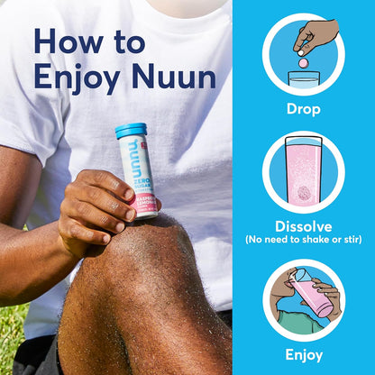 Nuun Zero Sugar Hydration Electrolyte Tablets – Trail & Studio Hydration for Low-Impact Athletes, Sugar-Free Electrolyte Replenishment