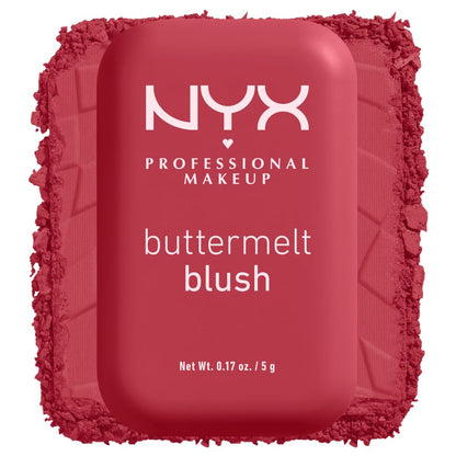 NYX Professional Makeup Buttermelt Powder Blush - Self-Care Ritual Blush with Nourishing Mango Almond Shea Butters