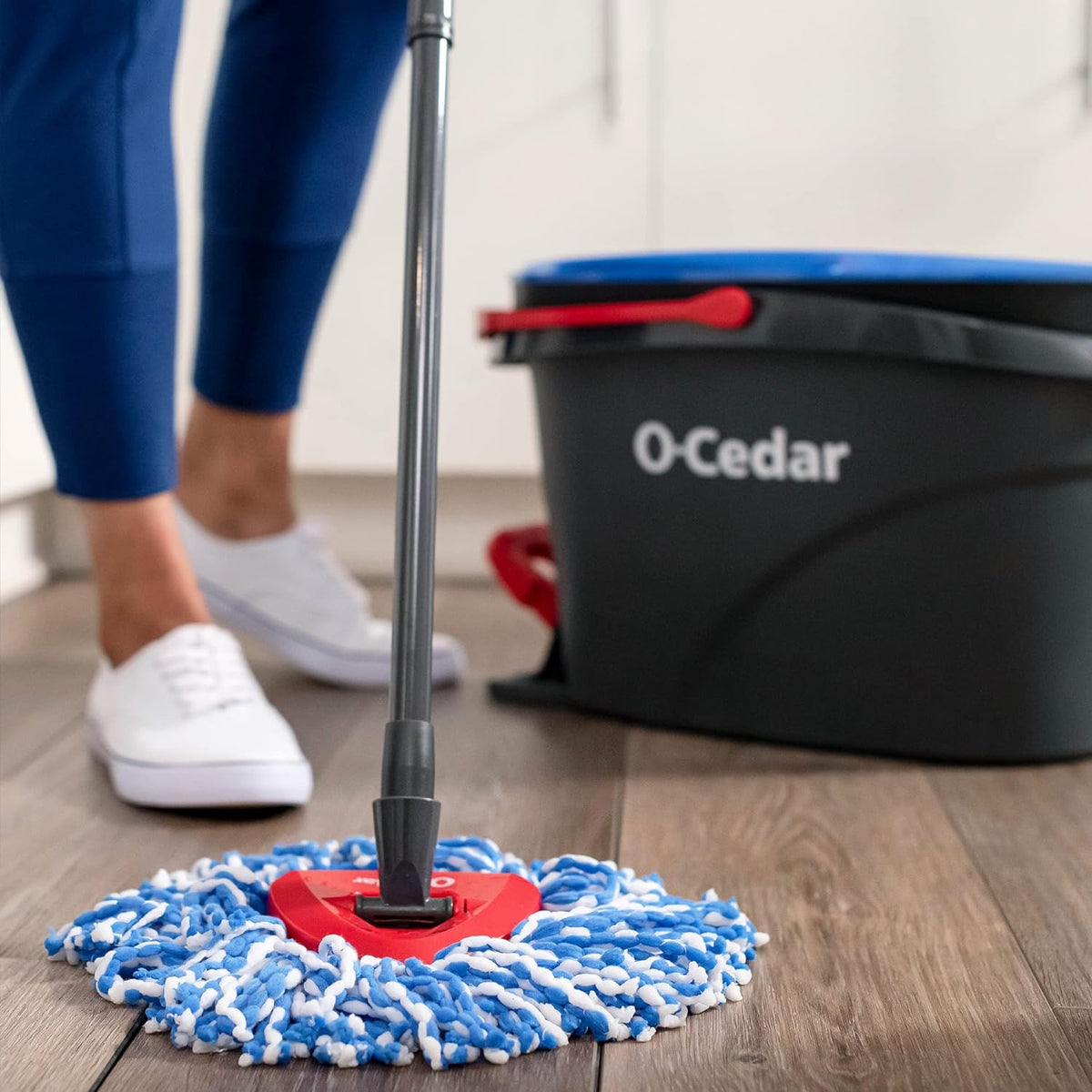 O-Cedar EasyWring RinseClean Spin Mop Refill – One Tool, Two Buckets, Zero Clutter for Intentional Homes