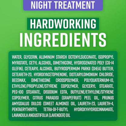 O'Keeffe's Working Hands Night Cream – Unscented Skin-Safe Formula for Allergy-Prone Hands, 7 oz Tube