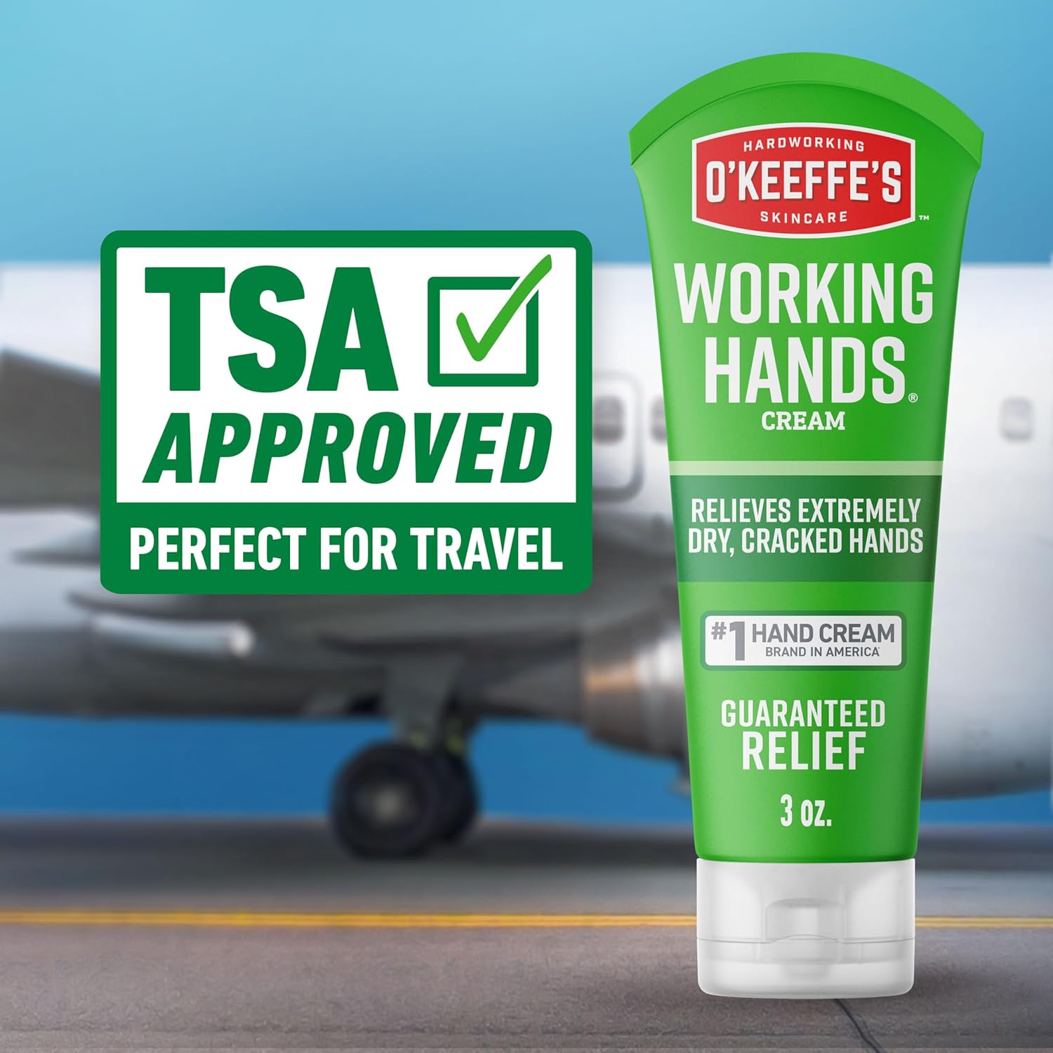 O'Keeffe's Working Hands Repair Cream – Practical Housewarming and Holiday Gift for Hand Care, 3 oz