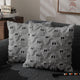 Silver Gray - 18" x 18" (Pack of 2)