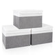 Gray & White - Large - 3 Pack