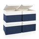 Navy Blue & White - Medium - 4 Pack