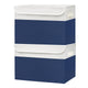 Navy Blue & White - Large - 2 Pack