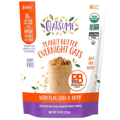 Oatsome PBfit Overnight Oats – Wellness Morning Ritual for Calm, Plant-Based Breakfasts