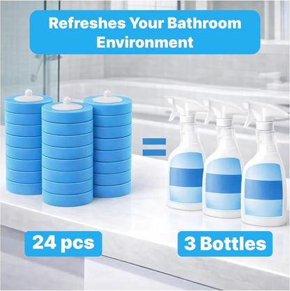 ocean fragrance layer for refreshed-smelling bathrooms after each use