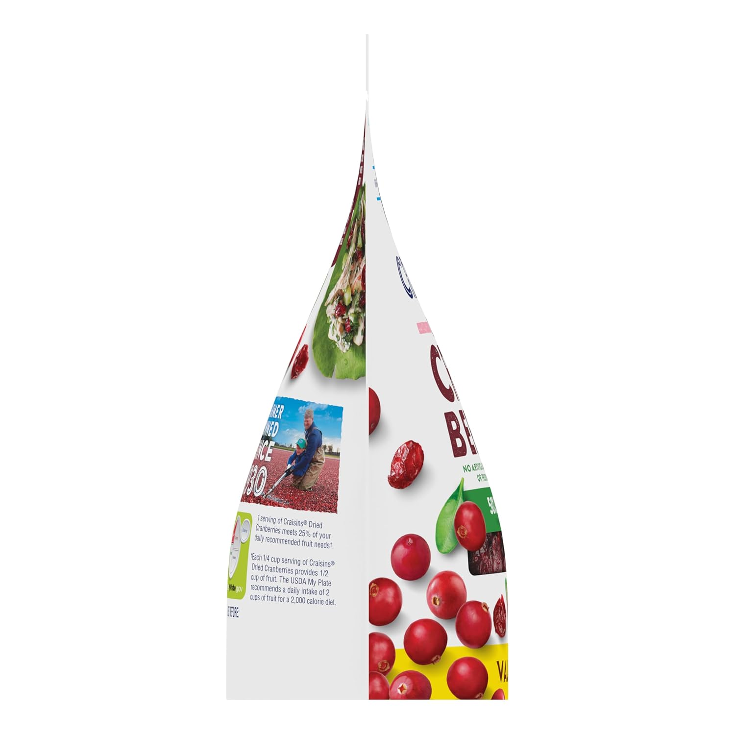Ocean Spray Craisins 50% Less Sugar Dried Cranberries — Thoughtful Hostess Gift for Holiday Charcuterie Boards and Housewarming Baskets