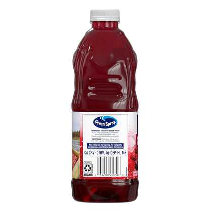 Ocean Spray® Diet Cran-Cherry® Cranberry Cherry Juice Drink – Thoughtful Hostess Gift, 64 oz Bottle for Dinner Parties and Brunches