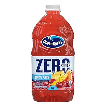 Ocean Spray® ZERO Sugar Cranberry Juice Drink – Portable Bulk Beverage for Picnic Coolers and Backyard BBQ Refreshment Stations