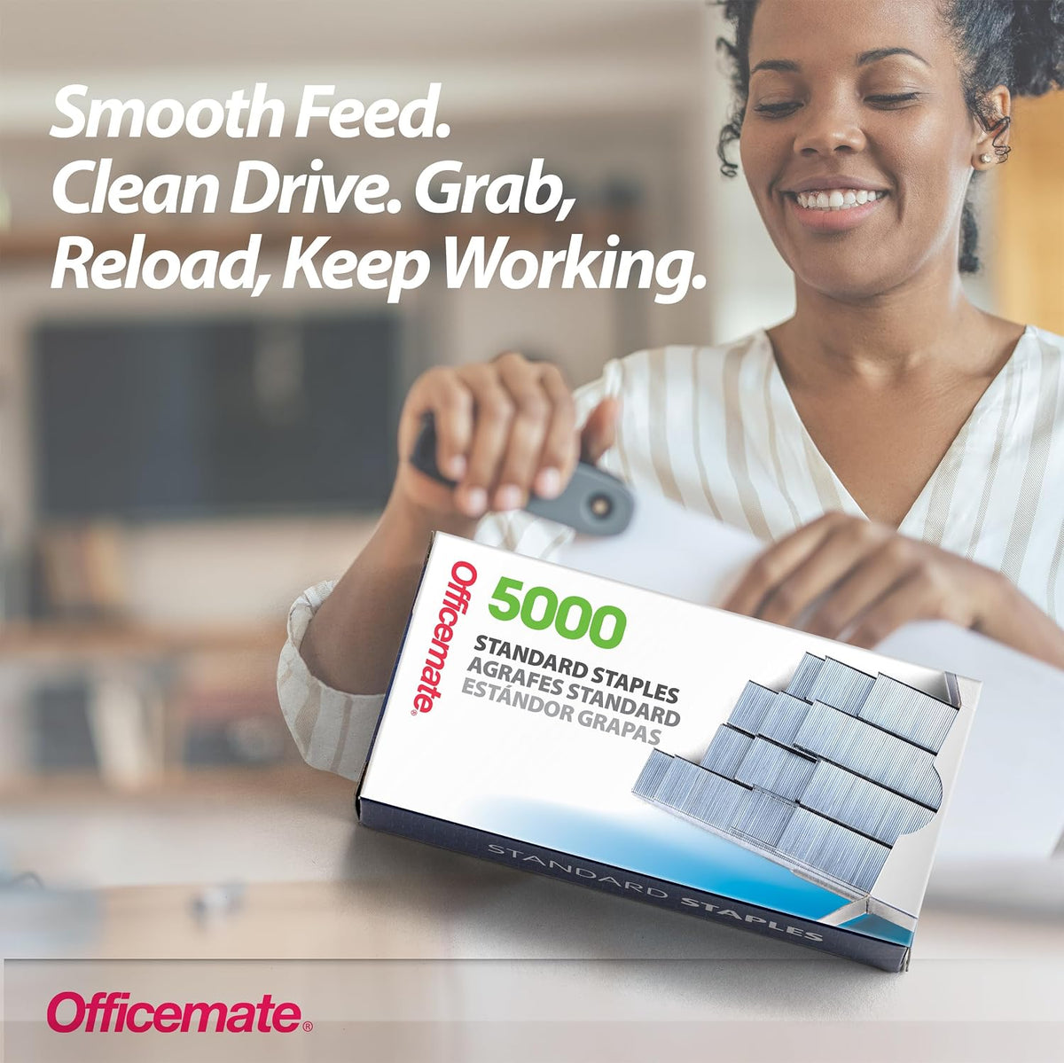 Officemate Standard Staples – Uninterrupted Workflow Staple Supply for Office Managers, Universal Fit
