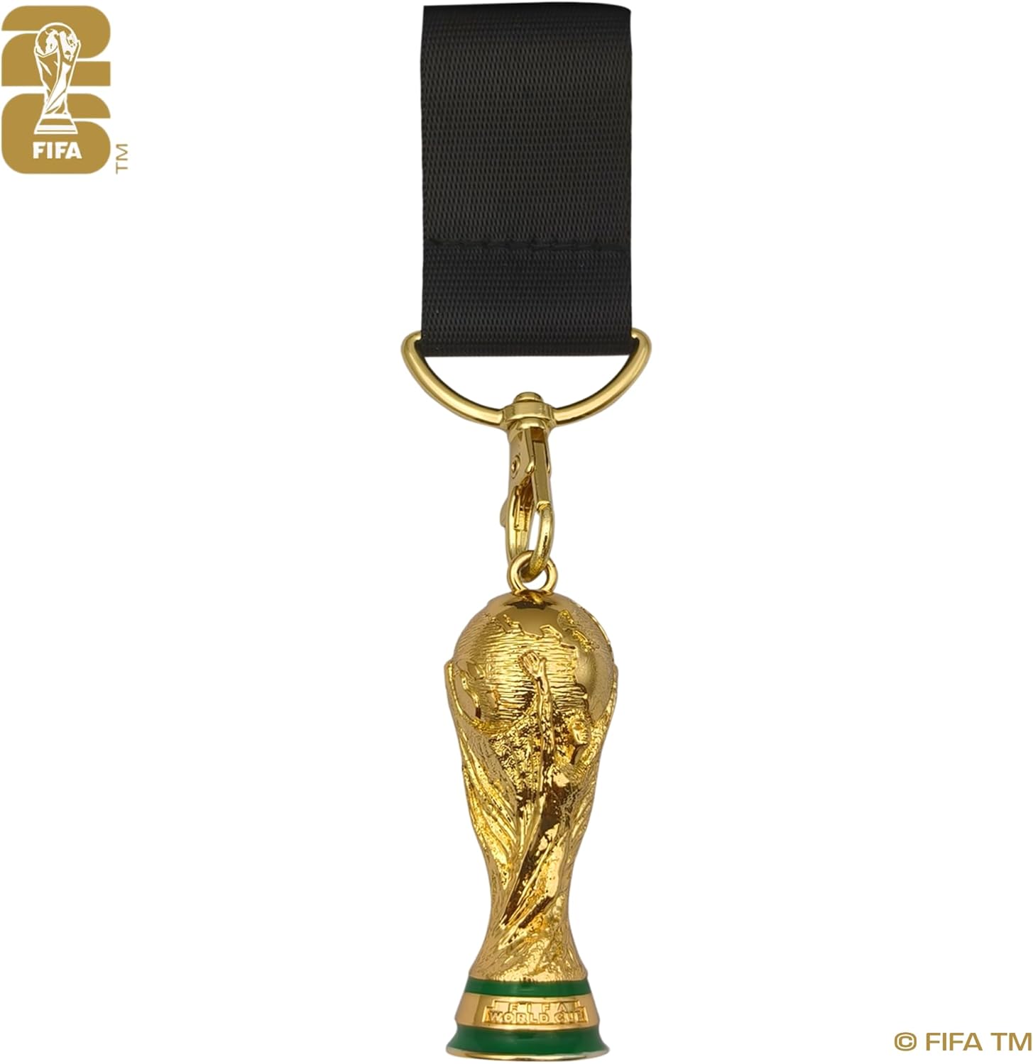 Official FIFA World Cup 2026 Trophy Charm Lanyard - Thoughtful Birthday Gift for Soccer Fans, Moms and Her Who Love the Beautiful Game