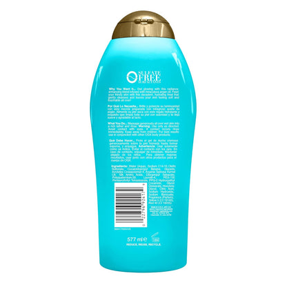 OGX Argan Oil of Morocco Body Wash – Self-Care Shower Essential for Post-Workout Refresh and Deep Hydration, 19.5 fl oz