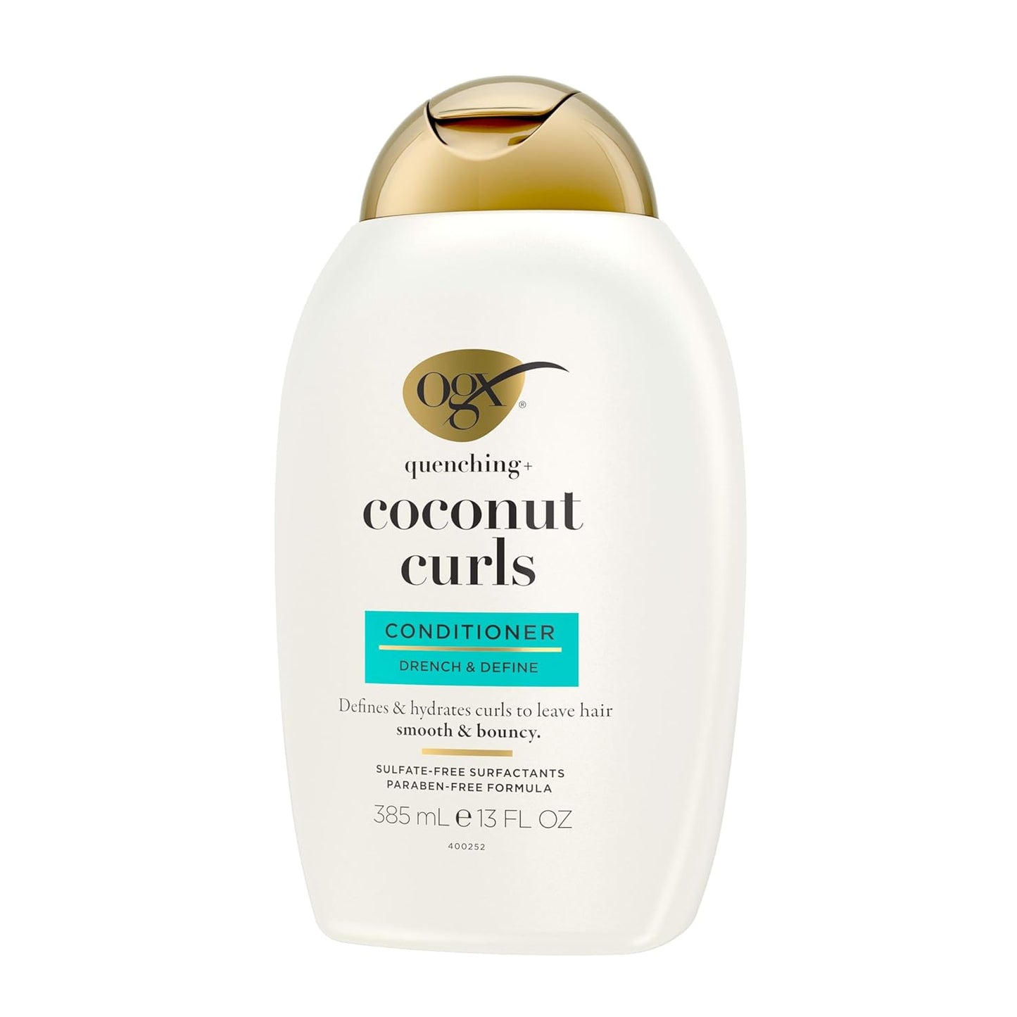 OGX Coconut Curls Conditioner – Self-Care Gift Set Staple for Mom, Paraben-Free Curl Care with Coconut and Honey