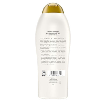 OGX Extra Strength Damage Remedy Conditioner – Clean Beauty Staple for Uncluttered Vanities