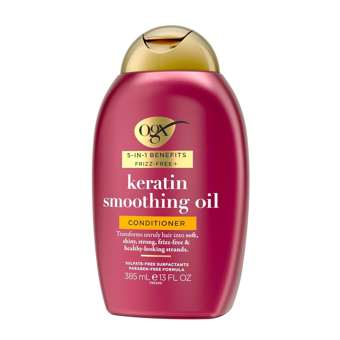 OGX Frizz-Free + Keratin Smoothing Conditioner – Streamlined Haircare for Intentional Daily Routines