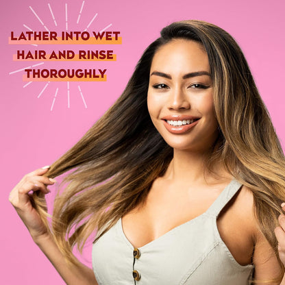 OGX Frizz-Free + Keratin Smoothing Oil Shampoo – Aromatherapy Shower Treatment for Frizzy Hair, 13 Fl Oz