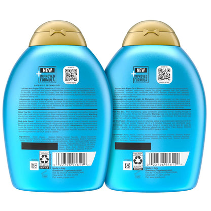 OGX Renewing + Argan Oil of Morocco Shampoo & Conditioner Set – Aromatherapy Shower Experience with Citrus-Woody Scent for Stress Relief, 13 fl oz 2 Pack