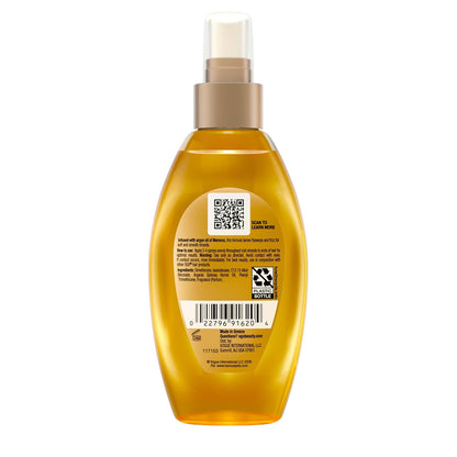 OGX Renewing Argan Oil of Morocco Weightless Healing Dry Oil Spray – Simple One-Step Shine and Split End Treatment, 4 Fl Oz