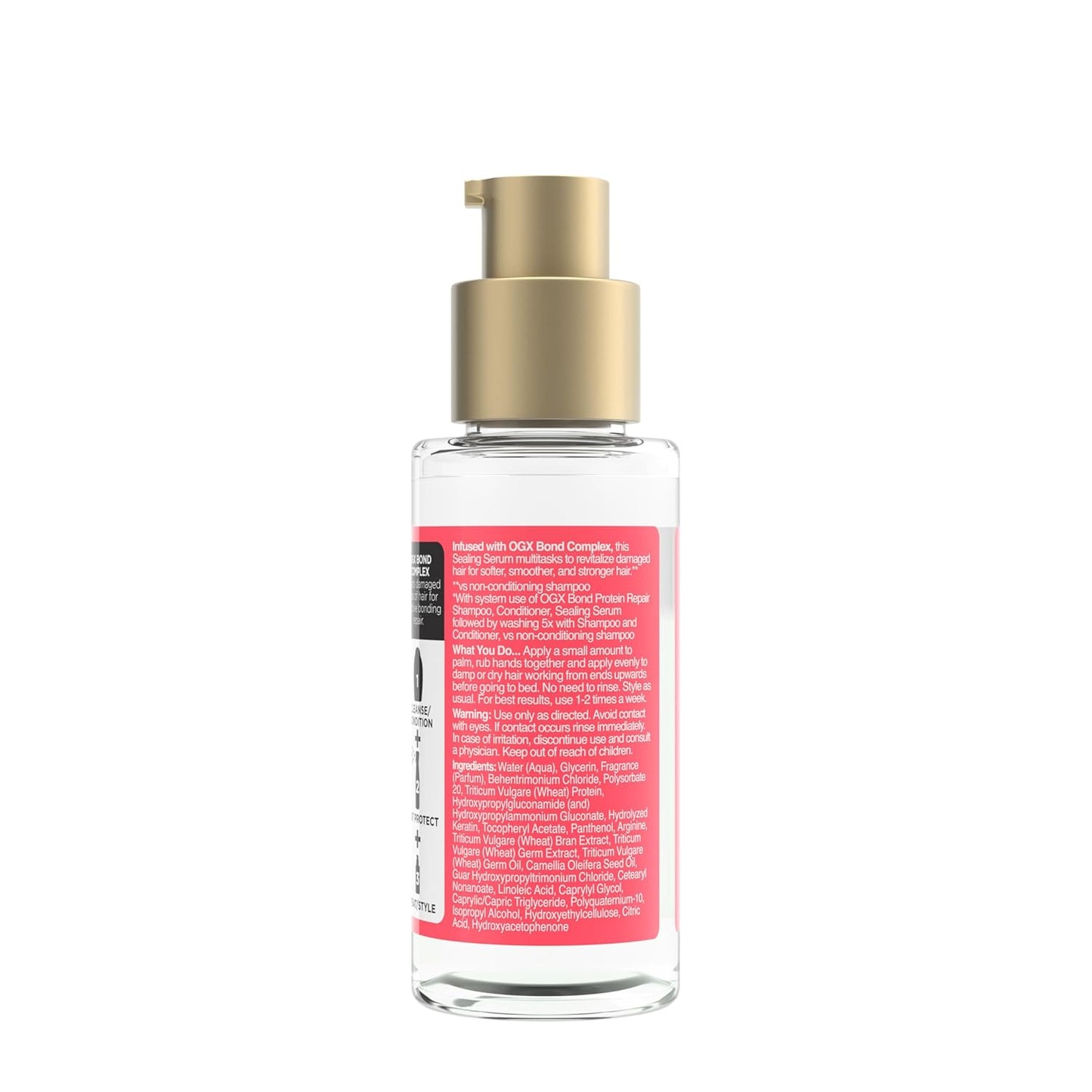 OGX Repair & Protect Bond Serum – Elevated Floral-Scented Leave-In Treatment for a High-End Hair Ritual