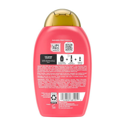 OGX Repair & Protect Bond Shampoo – Pampering Birthday Gift for Mom, Sulfate-Free Repair Cleanser 13 fl oz