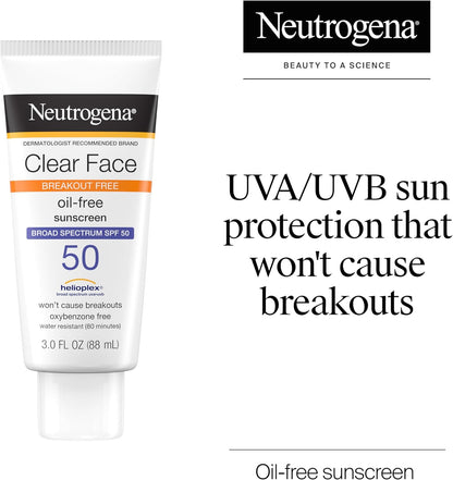 oil-free, fragrance-free, and oxybenzone-free formulation for sensitive, acne-prone skin