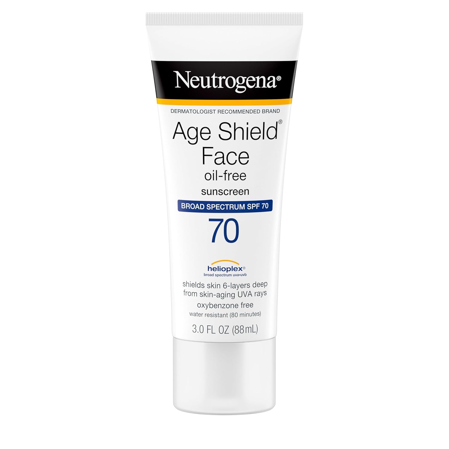 oil-free, non-comedogenic, and paba-free formulation