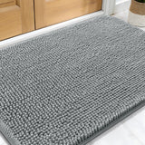OLANLY Travel-Ready Chenille Dog Mat – Backseat Car Protector for Muddy Paws, Washable Pet Liner for Road Trips