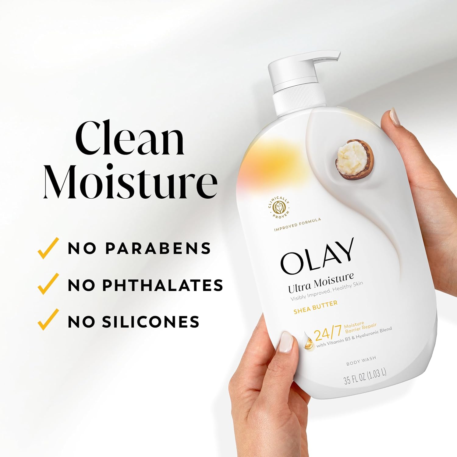Olay 35 fl oz Body Wash – Thoughtful Birthday Gift for Her with Clean, Luxe Formula