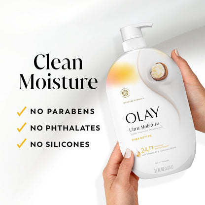 Olay 35 fl oz Body Wash – Thoughtful Birthday Gift for Her with Clean, Luxe Formula