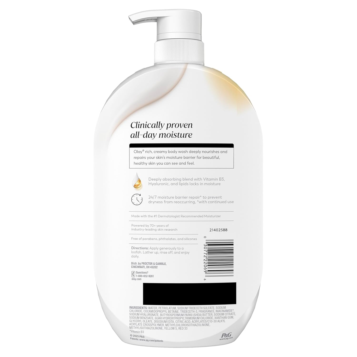 Olay 35 fl oz Body Wash – Thoughtful Birthday Gift for Her with Clean, Luxe Formula