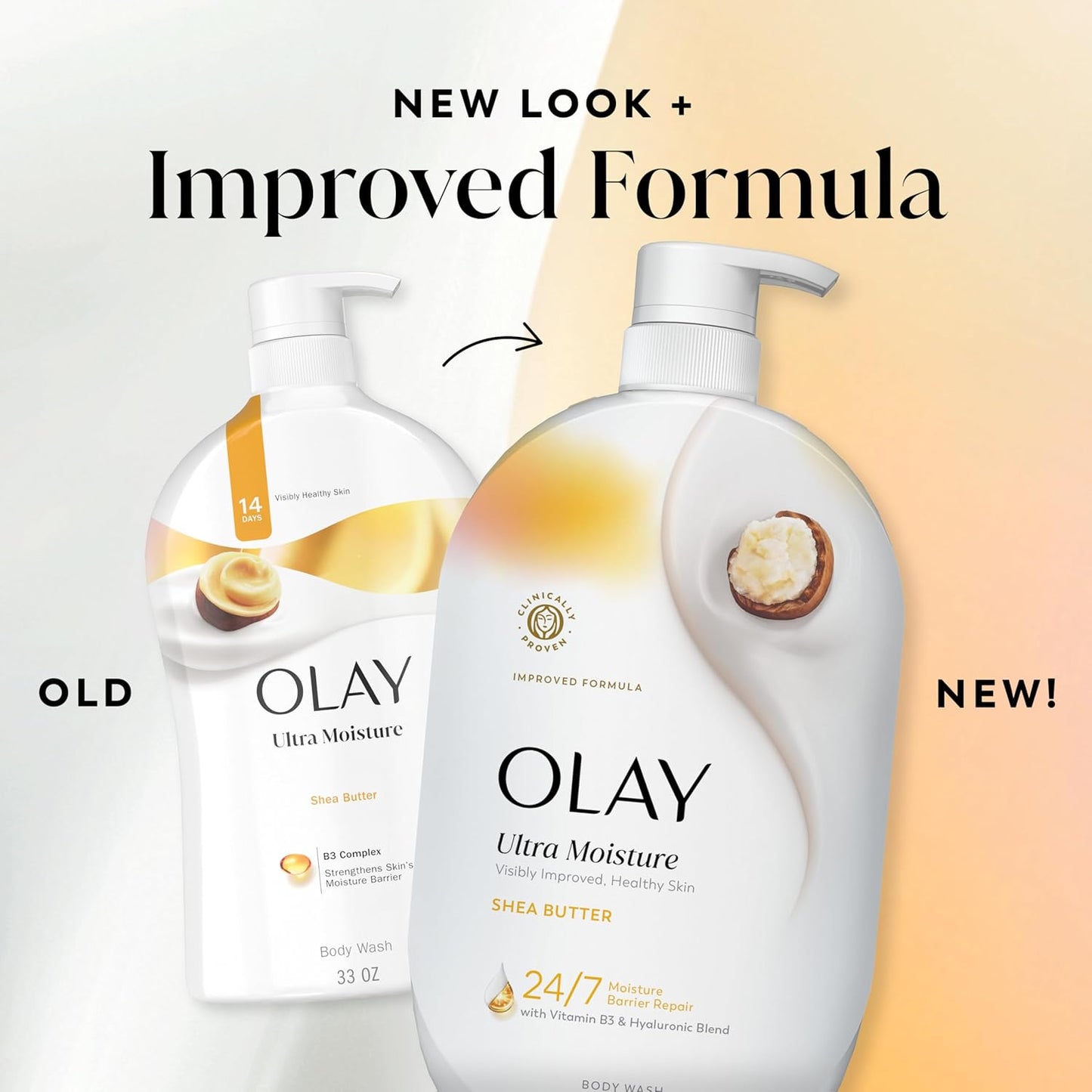 Olay 35 fl oz Body Wash – Thoughtful Birthday Gift for Her with Clean, Luxe Formula