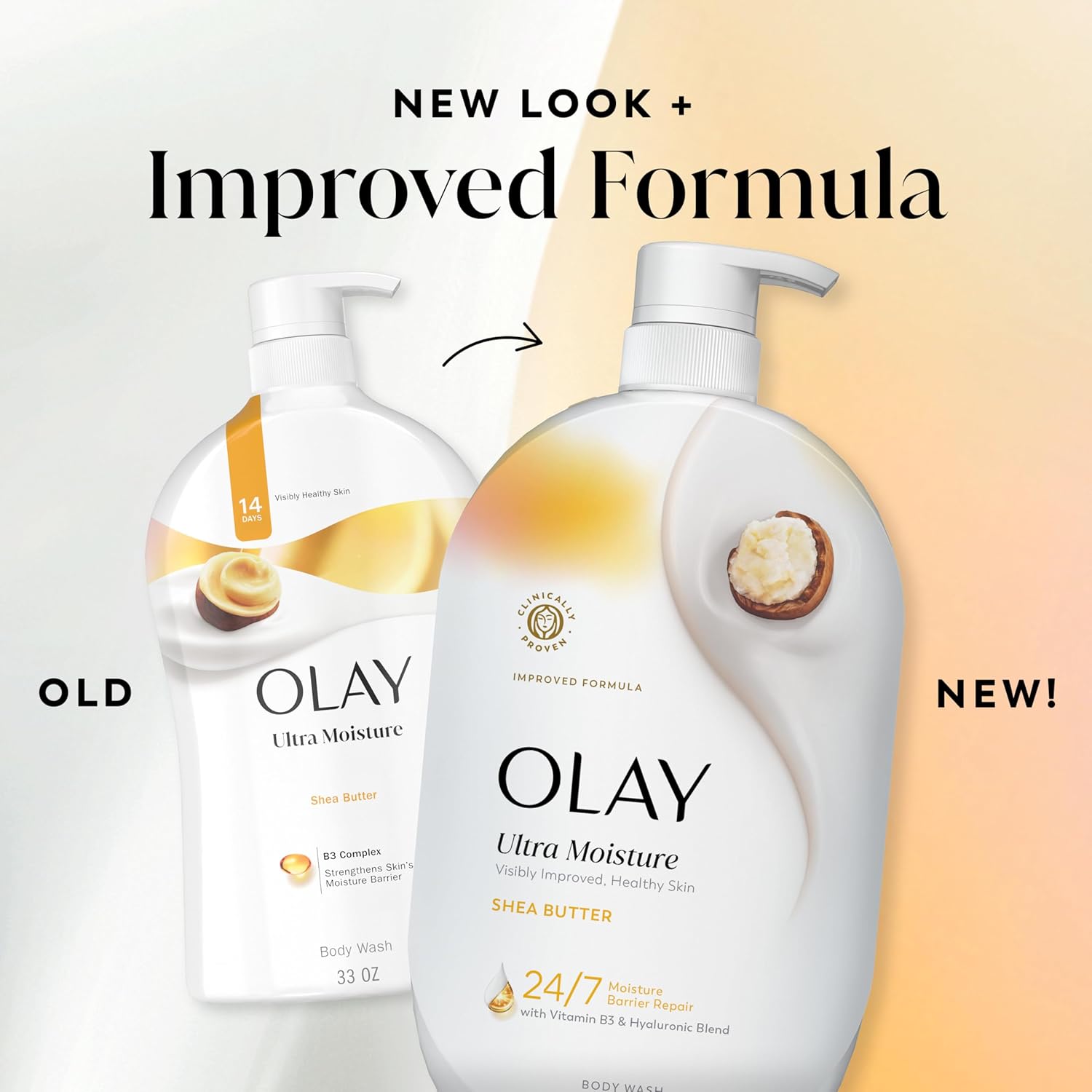 Olay 35 fl oz Body Wash – Thoughtful Birthday Gift for Her with Clean, Luxe Formula