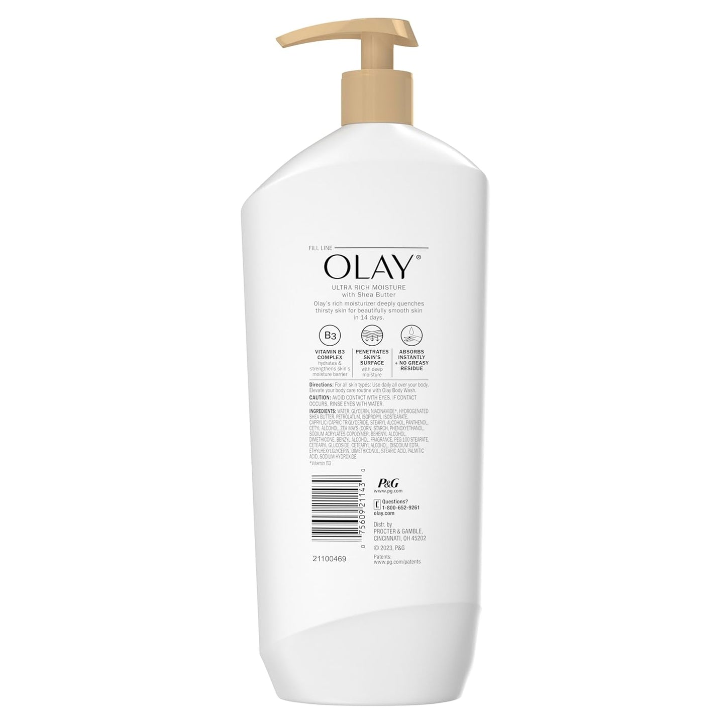 Olay Body Lotion – Mindful Bath Time Moisturizer for Dry Skin, Vitamin B3 Hydration for a Wind-Down Routine