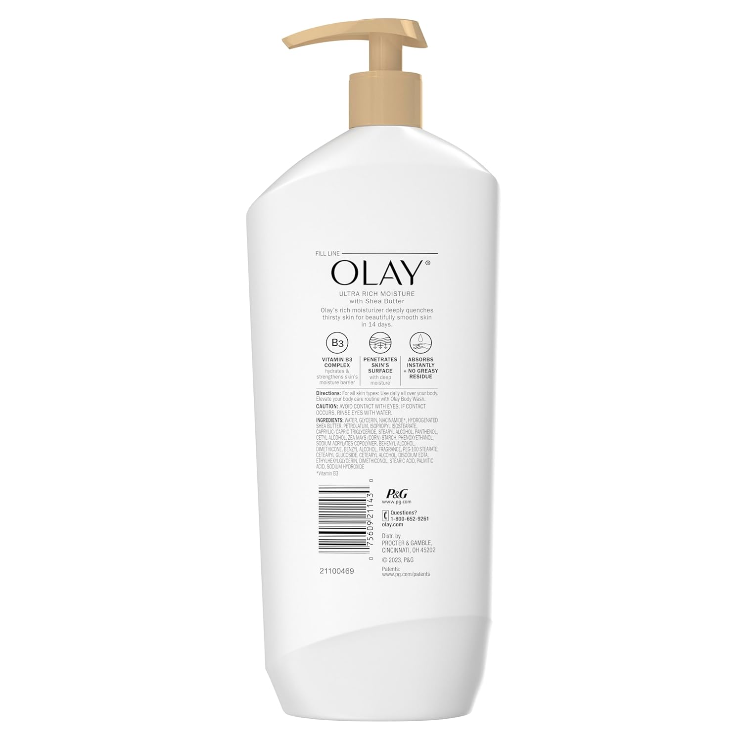 Olay Body Lotion – Mindful Bath Time Moisturizer for Dry Skin, Vitamin B3 Hydration for a Wind-Down Routine