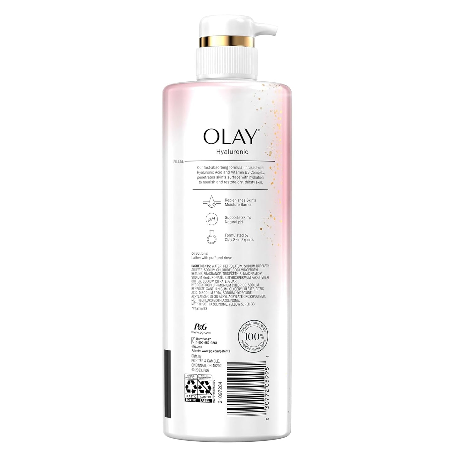 Olay Body Wash with Hyaluronic Acid – One-Bottle Cleanser for the Uncluttered Bathroom