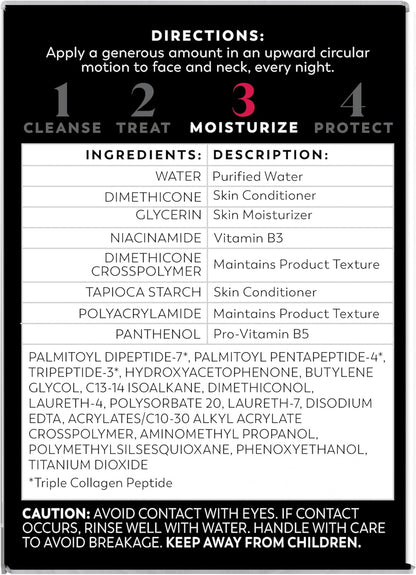Olay Clean Formula Night Cream – Paraben-Free, Dye-Free Face Moisturizer for Safety