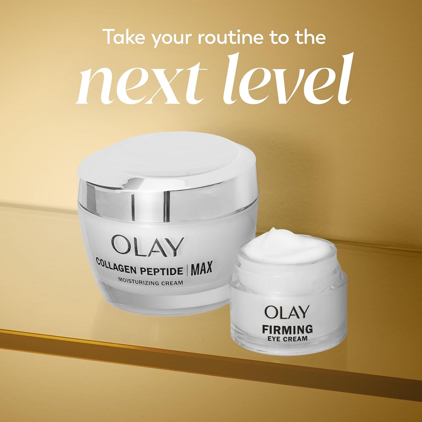 Olay Collagen Peptide Double Pack Gift Bundle – Premium Face Cream Gift for Women 35+ This Holiday