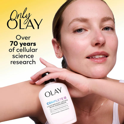 Olay Face Moisturizer & Sunscreen SPF 15 – Dermatologist-Trusted Safety for Sensitive Skin
