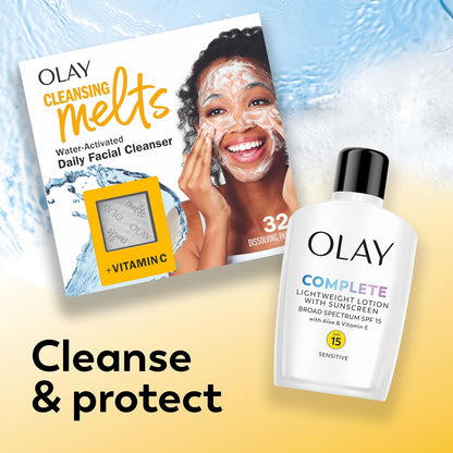 Olay Face Moisturizer & Sunscreen SPF 15 – Dermatologist-Trusted Safety for Sensitive Skin