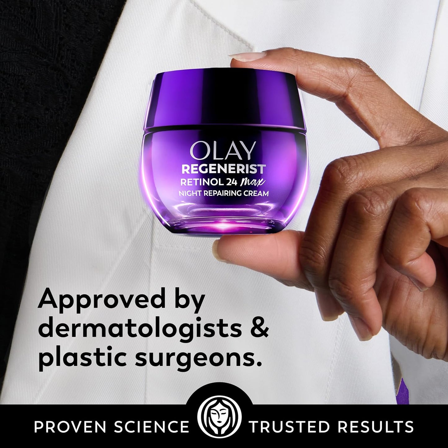 Olay Fragrance-Free Retinol Moisturizer – Gentle Overnight Treatment Without Harsh Irritants